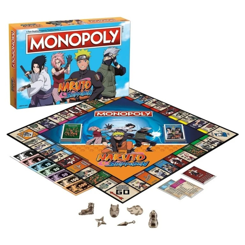 Monopoly | Naruto Shippuden Edition - Shonen Jump | Anime Themed Board Game